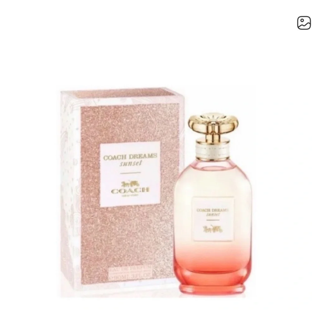 Coach Dreams Sunset Women's Perfume originally 3fl os - Pink and Gold Accents